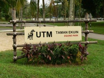 UTM Equine Park Sign