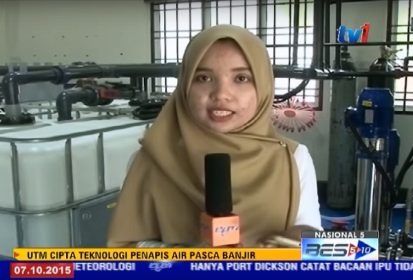UTM Created Post Flood Water Filtration System