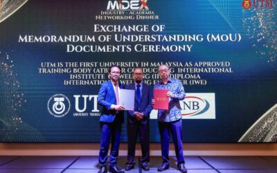 UTM perintis Kursus Profesional International Welding Engineer bertaraf antarabangsa